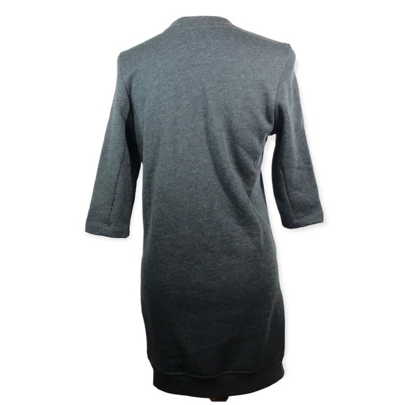 Fabletics Women's Gray Sweatshirt Half Sleeve Tunic - Picture 3 of 13